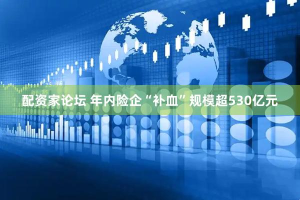 配资家论坛 年内险企“补血”规模超530亿元